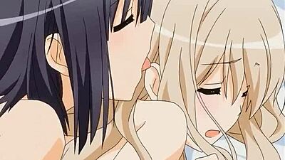 Blonde Anime Lesbian Sex - Lesbian Anime Hentai - Dirty lesbians are losing control fucking each other  - AnimeHentaiVideos.xxx